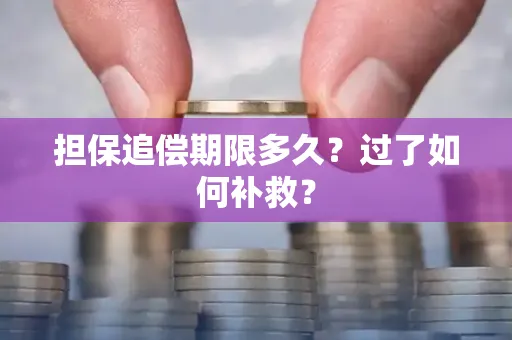 西安担保追偿期限多久?过了如何补救?